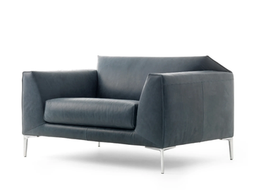 LX675 - Leather sofa by LEOLUX LX - view 3